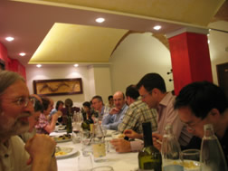 Conference dinner: The long table