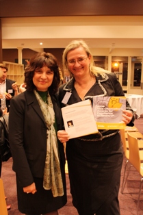 Associate Professor Frada Burstein and Vecki Raicevic (Manager Research Services)