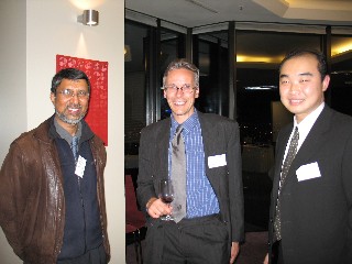 Saman Fernando, Manager - Research & Development, Innovations and Engineering, Ajax Fasteners; Prof Mark Wallace, Researcher, Monash University; Heng-Soon Gan, MORe.