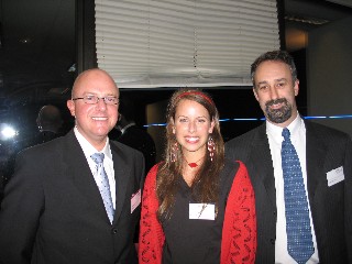 Greg Fisher, Transactions Services Manager, ADP Employer Services; Laura Williamson, IBL Program Co-ordinator, Monash University; Graham Port, Vice President of Engineering, ManageSoft Corporation.