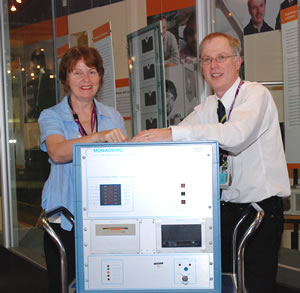 Dr Judy Sheard, the MONADS PC and Professor David Abramson