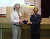 Presentation to Assoc. Prof. Dr. Jan Newmarch made by Nopdol Thongnopnua, PhD,
Vice President for Administrative Affairs, Srinakarinwirot University
